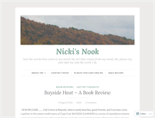 Tablet Screenshot of nickisnook.net